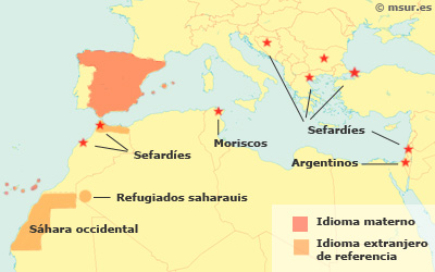 Castellano en el mundo: sefardíes, moriscos