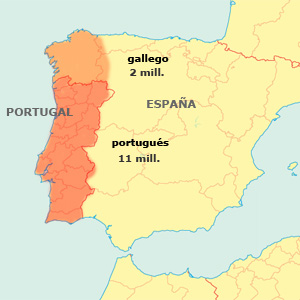 Portugués - Gallego. Difusión