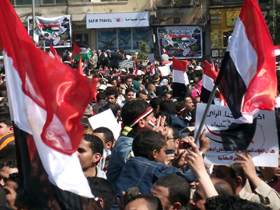 Manifestación en El Cairo en 2011   |  ©  Eva Chaves