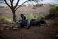 Inmigrantes subsaharianos en el monte Gurugu esperan una oportunidad para saltar la valla de Melilla.