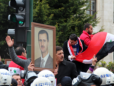 Manifestación a favor de Bachar Asad en Estambul (2012) |  © I. U. T./ M'Sur