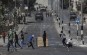Jovenes palestinos se enfrentan a tropas israelíes en Belen.