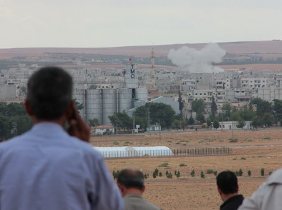La artillería del Estado Islámico castiga Kobani | © Daniel Iriarte / MSur