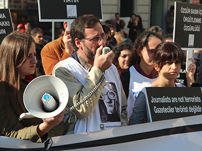 Marcha por la libertad de prensa (Estambul, 2013) |  © Ilya U. Topper / M'Sur 