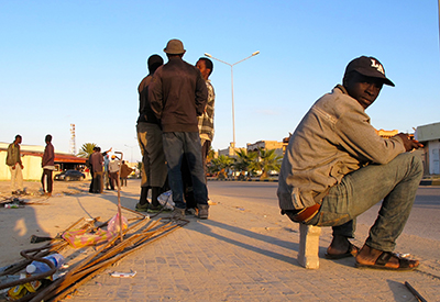Inmigrantes en Zuara (Libia), Nov 2015 |  © Karlos Zurutuza