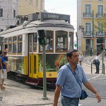 Lisboa Tranvia Hombre