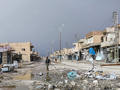 Ciudad devastada de Shadadi en Siria (Abril 2016) | © Darío Ibañez