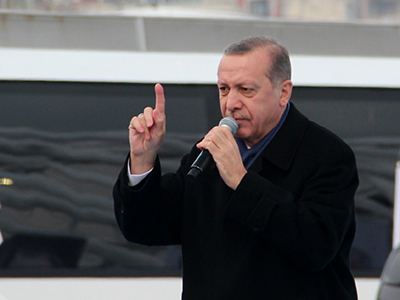 Erdogan en una inauguración en Estambul (Dic 2016) | © Ilya U. Topper / M'Sur