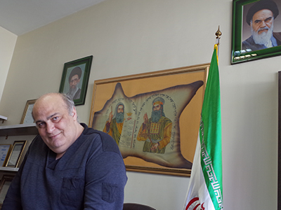 Ciamak Morsadegh en su oficina en Teherán (Mayo 2017) | © Lluís Miquel Hurtado