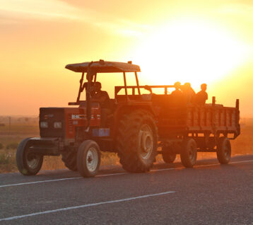 Atardecer Tractor1